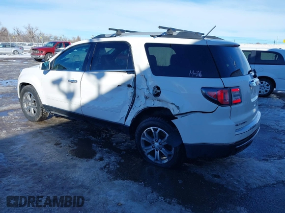 2015 GMC Acadia SLT with VIN 1GKKVRKD6FJ180333, listed as a IAAI auction lot 41344803 with 145,774 mi miles and . Bid and sale history available at DreamBid. Image 3.