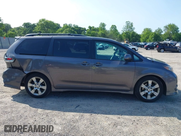 2012 Toyota Sienna SE with VIN 5TDXK3DCXCS267405, listed as a IAAI auction lot 42401101 with 134,553 mi miles and . Bid and sale history available at DreamBid. Image 13.
