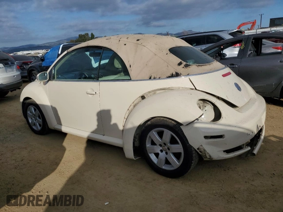 2007 Volkswagen Beetle with VIN 3VWRG31Y07M407278, listed as a Copart auction lot 89382965 with 162,266 mi miles and Salvage title. Bid and sale history available at DreamBid. Image 2.