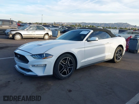 2021 Ford Mustang EcoBoost with VIN 1FATP8UH2M5120338, listed as a IAAI auction lot 40958016 with 76,979 mi miles. Bid and sale history available at carsss.com. Image 16.