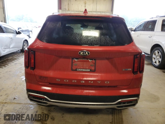 2021 Kia Sorento S with VIN KNDRG4LG5M5036892, listed as a Copart auction lot 56158675 with 90,849 mi miles and Salvage title. Bid and sale history available at DreamBid. Image 6.