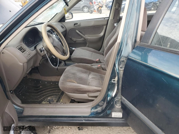 1997 Honda Civic DX with VIN 1HGEJ6626VL003183, listed as a Copart auction lot 78075644 with 133,963 mi miles and Salvage Title. Bid and sale history available at carsss.com. Image 7.