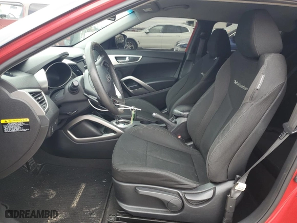 2015 Hyundai Veloster with VIN KMHTC6AD4FU229741, listed as a Copart auction lot 44585985 with 124,790 mi miles and Clean Title. Bid and sale history available at carsss.com. Image 7.