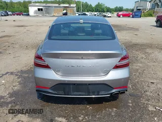 2023 Genesis G70 2.0T with VIN KMTG34TA2PU121151, listed as a IAAI auction lot 42425161 with 19,646 mi miles and . Bid and sale history available at DreamBid. Image 16.