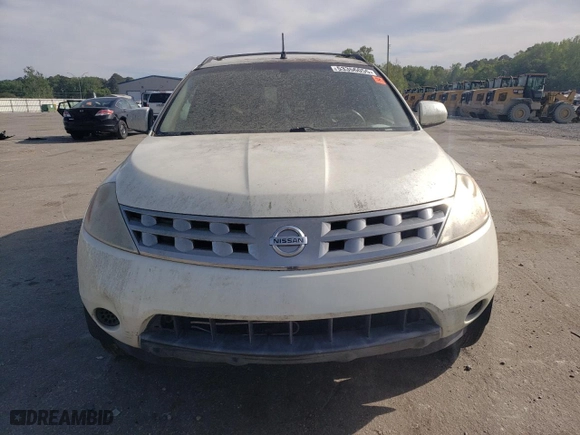 2005 Nissan Murano SL with VIN JN8AZ08W75W425002, listed as a Copart auction lot 53356055 with 98,459 mi miles and Clean Title. Bid and sale history available at carsss.com. Image 5.