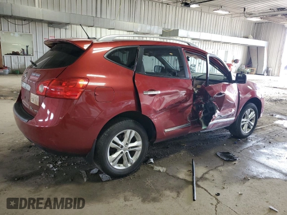 2012 Nissan Rogue SV with VIN JN8AS5MV6CW351521, listed as a Copart auction lot 54097525 with 80,615 mi miles and Non Repairable. Bid and sale history available at carsss.com. Image 3.