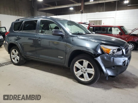 2008 Toyota RAV4 Sport with VIN JTMBD32VX86071321, listed as a Copart auction lot 64455945 with 143,160 mi miles and Salvage title. Bid and sale history available at DreamBid. Image 4.
