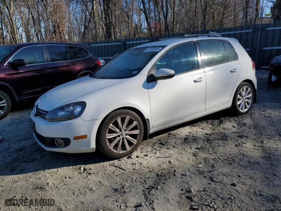 2013 Volkswagen Golf TDI w/Sunroof & Nav with VIN WVWNM7AJ4DW126519, listed as a Copart auction lot 81558904 with 208,280 mi miles and Salvage Title. Bid and sale history available at carsss.com. Image 1.