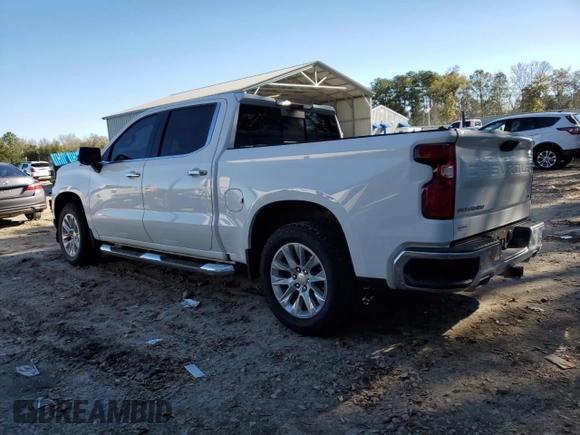 2020 Chevrolet Silverado 1500 LTZ with VIN 3GCUYGED1LG366550, listed as a Copart auction lot 47831655 with 51,271 mi miles and Salvage Title. Bid and sale history available at DreamBid. Image 2.