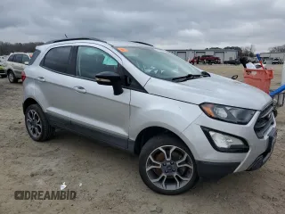 2020 Ford EcoSport SES z VIN MAJ6S3JL1LC368582, wystawiony jako Copart lot #45198694 z przebiegiem 53 863 mil mil oraz Szkody całkowita. Historia ofert i sprzedaży dostępna na DreamBid. Obrazek 4.