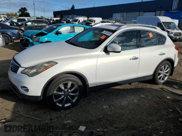 2008 Infiniti EX Journey with VIN JNKAJ09F38M357751, listed as a Copart auction lot 75230384 with Not Provided miles and Clean Title. Bid and sale history available at carsss.com. Image 1.