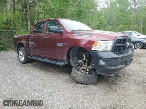 2016 Ram 1500 Tradesman with VIN 1C6RR7KM2GS302482, listed as a Copart auction lot 58052885 with 330,479 mi miles and Salvage title. Bid and sale history available at DreamBid. Image 4.