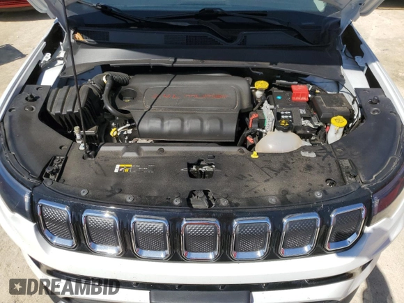 2022 Jeep Compass (RED) Edition with VIN 3C4NJDCB1NT115868, listed as a Copart auction lot 47720275 with 50,385 mi miles and Salvage Title. Bid and sale history available at DreamBid. Image 12.