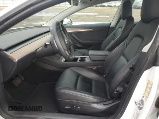 2022 Tesla Model 3 Long Range with VIN 5YJ3E1EB9NF207364, listed as a Copart auction lot 47368135 with 44,640 mi miles and Salvage Title. Bid and sale history available at DreamBid. Image 7.
