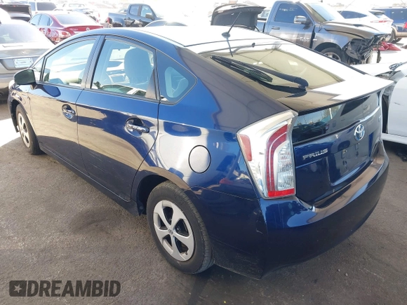 2013 Toyota Prius One with VIN JTDKN3DU8D1689407, listed as a IAAI auction lot 41834806 with 178,826 mi miles and . Bid and sale history available at DreamBid. Image 3.