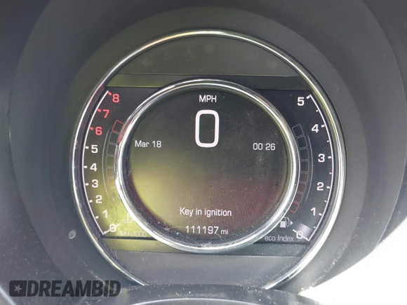 2015 FIAT 500 Turbo with VIN 3C3CFFHH2FT648125, listed as a IAAI auction lot 41835574 with 111,197 mi miles. Bid and sale history available at carsss.com. Image 7.