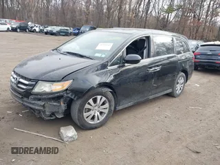 2015 Honda Odyssey EX-L with VIN 5FNRL5H60FB011806, listed as a IAAI auction lot 41791543 with 161,116 mi miles and . Bid and sale history available at DreamBid. Image 18.