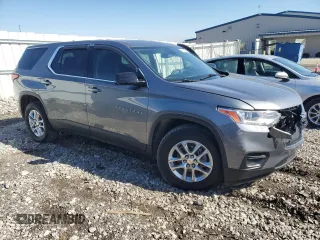 2020 Chevrolet Traverse LS with VIN 1GNERFKW2LJ171192, listed as a Copart auction lot 45158215 with 88,452 mi miles and Salvage Title. Bid and sale history available at carsss.com. Image 4.