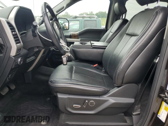 2018 Ford F-150 XL with VIN 1FTEW1EP2JFA90380, listed as a Copart auction lot 60555185 with 141,192 mi miles and Clean title. Bid and sale history available at DreamBid. Image 7.