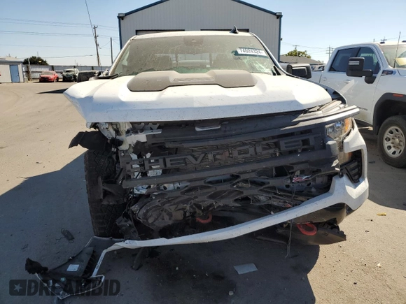 2024 Chevrolet Silverado 1500 Custom Trail Boss with VIN 3GCUDCED0RG387337, listed as a Copart auction lot 74024324 with 0 mi miles and Salvage Title. Bid and sale history available at carsss.com. Image 5.