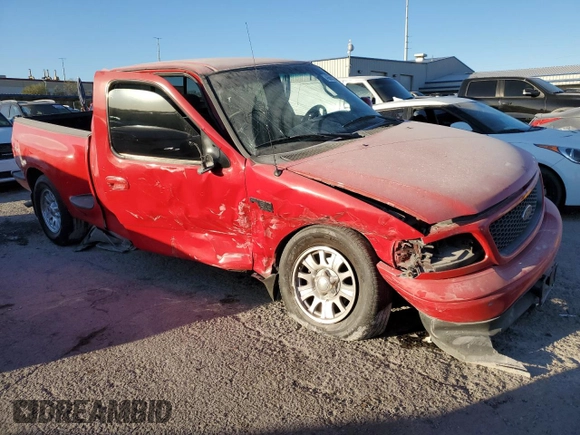 2002 Ford F-150 XL with VIN 1FTRX07W22KA41637, listed as a Copart auction lot 43665235 with 277,896 mi miles and Salvage title. Bid and sale history available at DreamBid. Image 4.