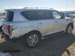 2017 Infiniti QX80 with VIN JN8AZ2NE6H9156016, listed as a Copart auction lot 72435714 with 119,298 mi miles and Salvage Title. Bid and sale history available at carsss.com. Image 3.