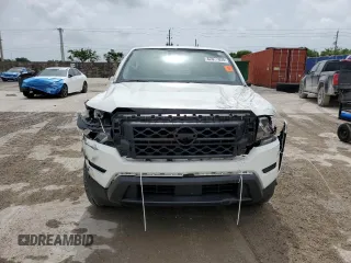 2024 Nissan Frontier S with VIN 1N6ED1CL8RN640752, listed as a Copart auction lot 62077035 with 14,425 mi miles and Salvage title. Bid and sale history available at DreamBid. Image 5.