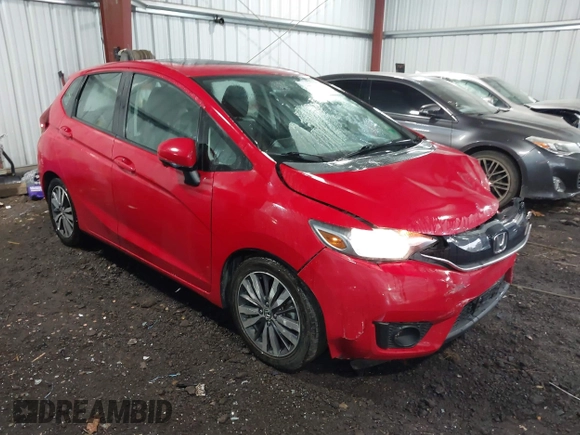 2015 Honda Fit EX-L with VIN 3HGGK5H83FM706452, listed as a IAAI auction lot 41841093 with Not Provided miles. Bid and sale history available at carsss.com. Image 1.