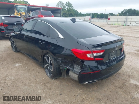 2022 Honda Accord Sport SE with VIN 1HGCV1F46NA015698, listed as a IAAI auction lot 42183378 with 56,082 mi miles and . Bid and sale history available at DreamBid. Image 3.
