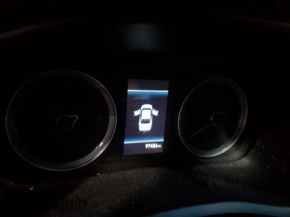 2018 Hyundai Sonata Hybrid SE with VIN KMHE24L37JA082376, listed as a Copart auction lot 76261834 with 97,486 mi miles and Salvage Title. Bid and sale history available at carsss.com. Image 9.