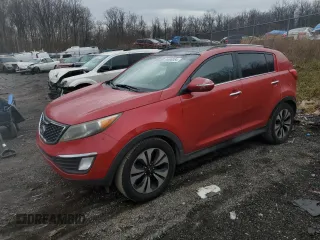 2011 Kia Sportage SX with VIN KNDPC3A66B7113357, listed as a Copart auction lot 85690084 with 166,221 mi miles and Salvage title. Bid and sale history available at DreamBid. Image 1.