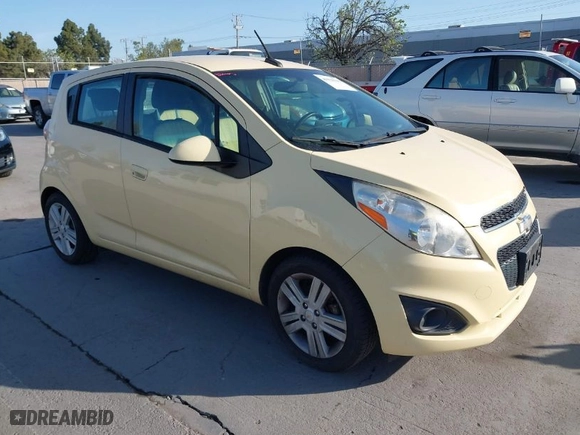 2014 Chevrolet Spark LT with VIN KL8CD6S90EC408884, listed as a IAAI auction lot 41933316 with 103,101 mi miles. Bid and sale history available at carsss.com. Image 1.