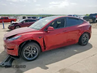 2024 Tesla Model Y Long Range с VIN 7SAYGDEEXRA326977, выставлен на аукционе Copart как лот 51136025 с пробегом 5 792 миль миль и Списание • Salvage title. История ставок и продаж доступна на DreamBid. Изображение 1.