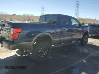 2017 Nissan Titan XD PRO-4X with VIN 1N6BA1F41HN575936, listed as a Copart auction lot 49919955 with 115,416 mi miles and Salvage Title. Bid and sale history available at carsss.com. Image 3.