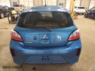 2021 Mitsubishi Mirage ES with VIN ML32AUHJ8MH006939, listed as a Copart auction lot 47002325 with 8,955 mi miles and Salvage Title. Bid and sale history available at carsss.com. Image 6.