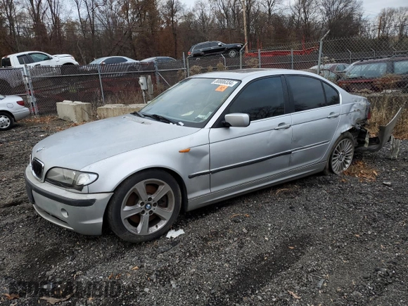 2002 BMW 3 Series 330i with VIN WBAEV53432KM19810, listed as a Copart auction lot 80886334 with 0 mi miles and Salvage Title. Bid and sale history available at carsss.com. Image 1.