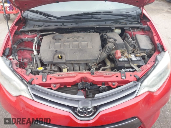 2015 Toyota Corolla L with VIN 2T1BURHEXFC310169, listed as a IAAI auction lot 42009753 with 163,385 mi miles and . Bid and sale history available at DreamBid. Image 10.
