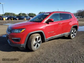 2018 Jeep Compass Latitude with VIN 3C4NJDBB4JT162467, listed as a Copart auction lot 50802115 with NaN miles and Salvage Title. Bid and sale history available at carsss.com. Image 1.