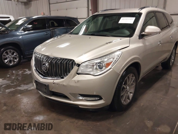 2014 Buick Enclave Leather with VIN 5GAKVBKD9EJ117343, listed as a IAAI auction lot 41219344 with 152,195 mi miles and . Bid and sale history available at DreamBid. Image 6.