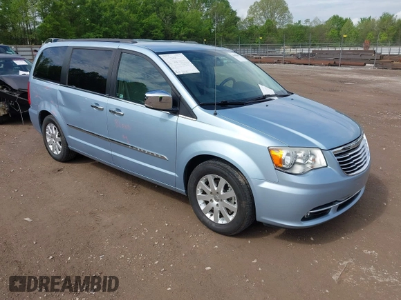 2012 Chrysler Town & Country Touring L with VIN 2C4RC1CG1CR393269, listed as a IAAI auction lot 42101848 with 144,881 mi miles and . Bid and sale history available at carsss.com. Image 1.
