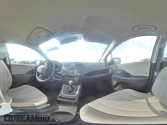 2012 Mazda 5 Touring with VIN JM1CW2CL1C0111528, listed as a Copart auction lot 57982005 with 168,480 mi miles and Salvage title. Bid and sale history available at DreamBid. Image 15.