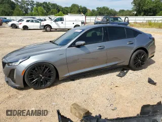 2020 Cadillac CT5 V-Series with VIN 1G6DR5RW4L0141141, listed as a Copart auction lot 68820154 with 21,479 mi miles and Salvage Title. Bid and sale history available at carsss.com. Image 1.