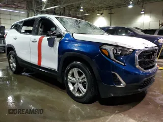 2019 GMC Terrain SLE with VIN 3GKALMEV6KL183986, listed as a Copart auction lot 46639265 with 90,778 mi miles and Clean Title. Bid and sale history available at carsss.com. Image 4.