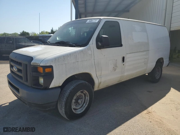 2014 Ford Econoline Cargo Van Commercial with VIN 1FTNE2EL5EDA27412, listed as a Copart auction lot 52173865 with 130,759 mi miles and Clean Title. Bid and sale history available at carsss.com. Image 1.