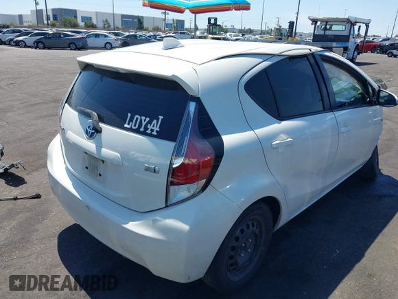 2015 Toyota Prius One with VIN JTDKDTB34F1112714, listed as a IAAI auction lot 42019567 with 163,411 mi miles and . Bid and sale history available at carsss.com. Image 4.