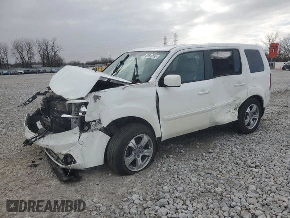 2013 Honda Pilot EX-L with VIN 5FNYF4H54DB053218, listed as a Copart auction lot 50516835 with 154,199 mi miles and Salvage Title. Bid and sale history available at carsss.com. Image 1.