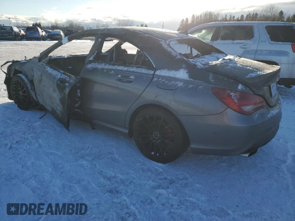 2015 Mercedes-Benz CLA 250 with VIN WDDSJ4GB0FN178125, listed as a Copart auction lot 88739545 with Not Provided miles and Non Repairable. Bid and sale history available at DreamBid. Image 2.