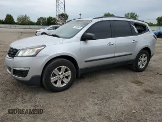 2017 Chevrolet Traverse LS with VIN 1GNKRFKD6HJ273538, listed as a Copart auction lot 57813645 with 126,396 mi miles and Non repairable. Bid and sale history available at DreamBid. Image 1.