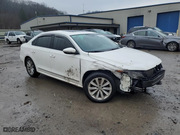 2012 Volkswagen Passat SEL with VIN 1VWCP7A37CC068273, listed as a Copart auction lot 84088624 with 70,672 mi miles and Salvage Title. Bid and sale history available at carsss.com. Image 4.