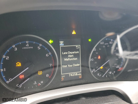 2018 Toyota RAV4 LE with VIN JTMZFREV9JJ180069, listed as a Copart auction lot 44017875 with 74,258 mi miles and Clean Title. Bid and sale history available at carsss.com. Image 8.